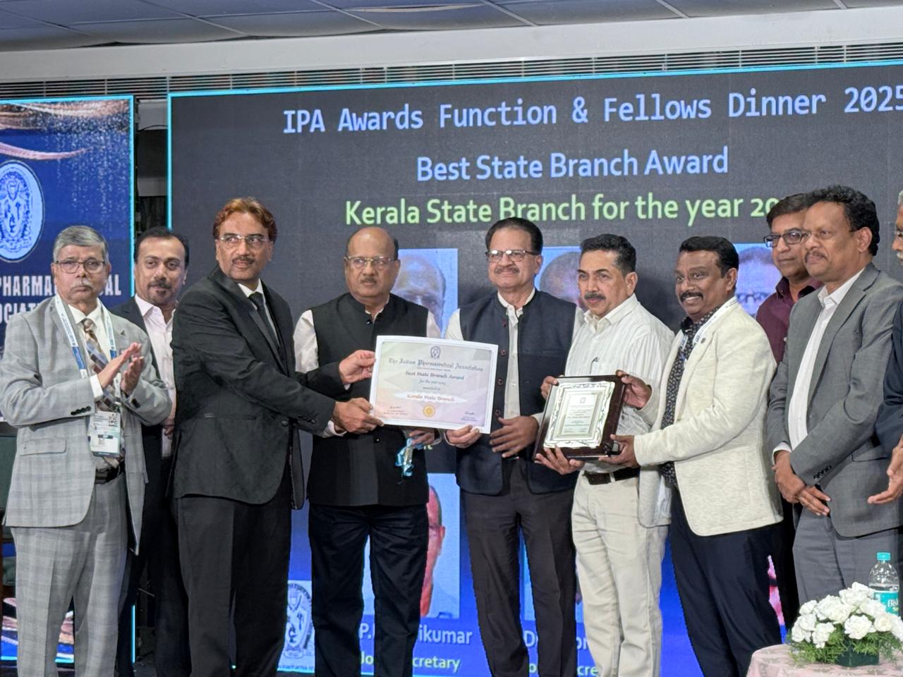 Read more about the article IPA Kerala Conferred – Best Branch awards 2025.